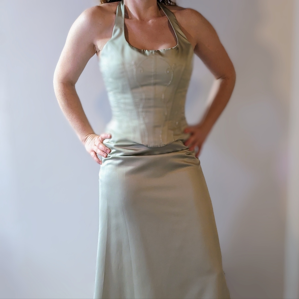 2 piece dress (top and skirt)